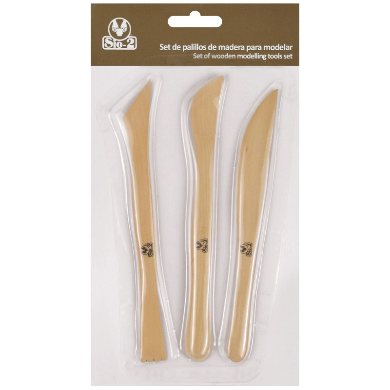 Set d'&eacute;bauchoirs en bois